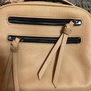 Botkier Chelsea Camera Top Zip Crossbody Beige